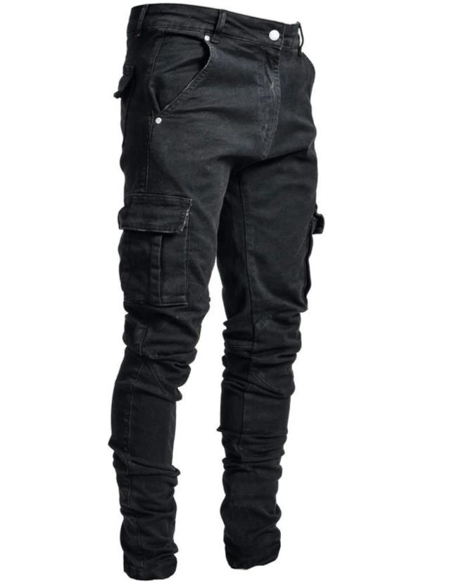 2024 工装牛仔裤男 jeans牛仔裤男 jeans for men cargo pants - 图3