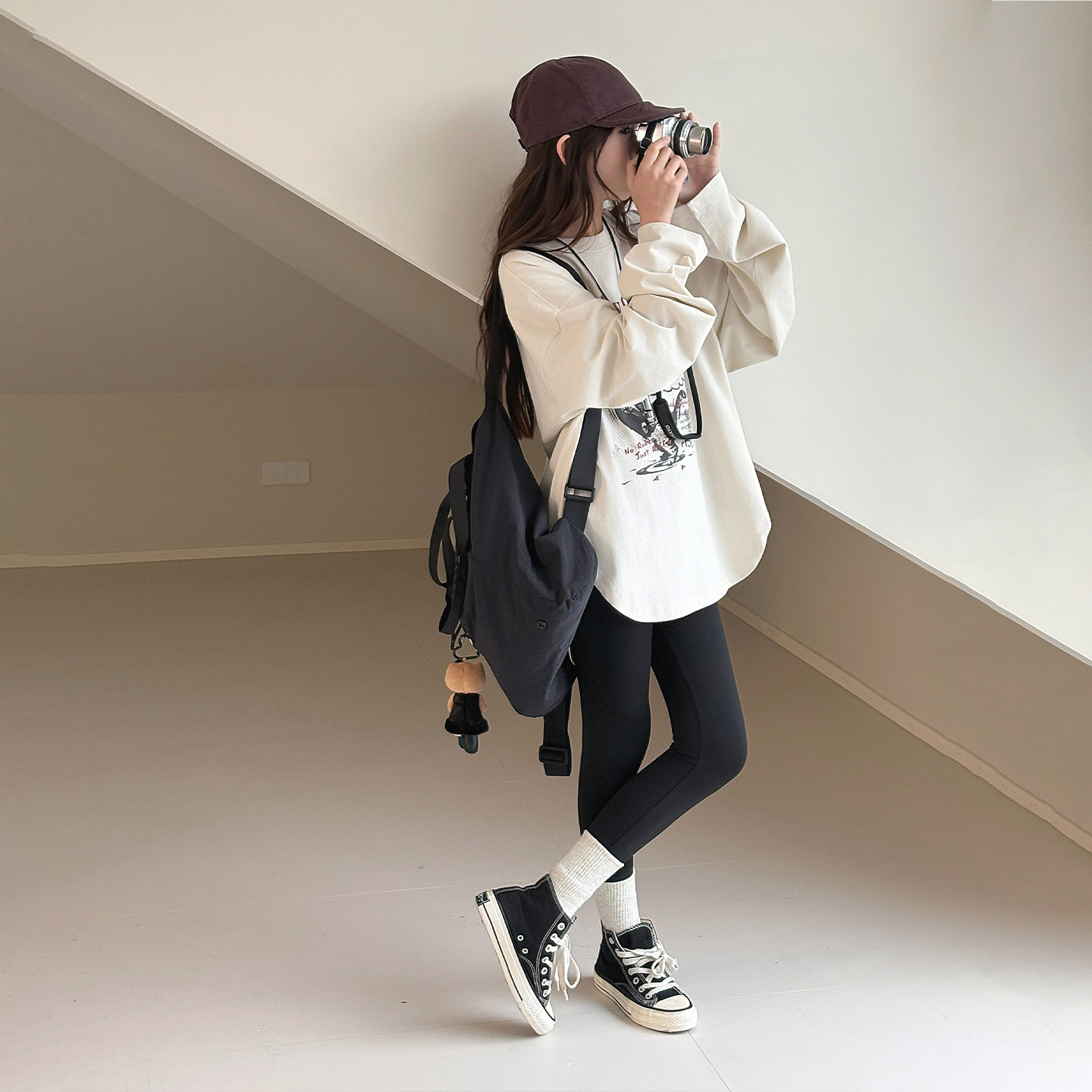 【魔法裤】初中生女瑜伽裤2026春装新款青少年高弹紧身打底长裤子,淘宝优惠券,粉丝福利购,淘宝优惠卷