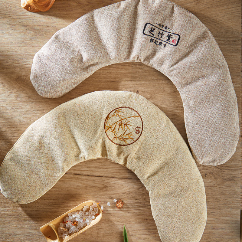 芝竹堂艾草肩颈热敷袋理疗袋海盐粗盐热敷包微波加热脖子颈椎肩膀,淘宝优惠券,粉丝福利购,淘宝优惠卷