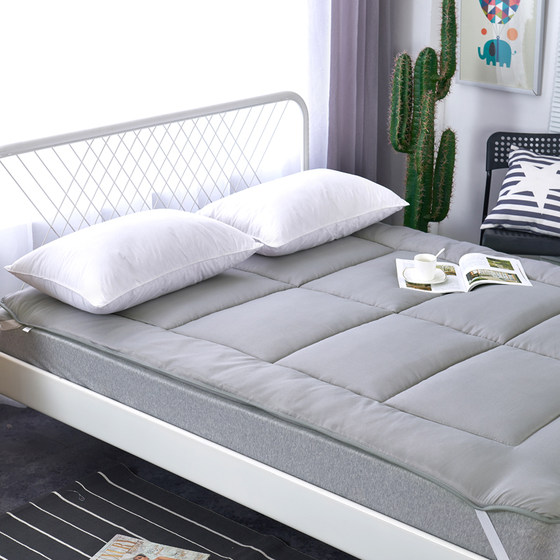 Feather velvet mattress student dormitory foldable mattress