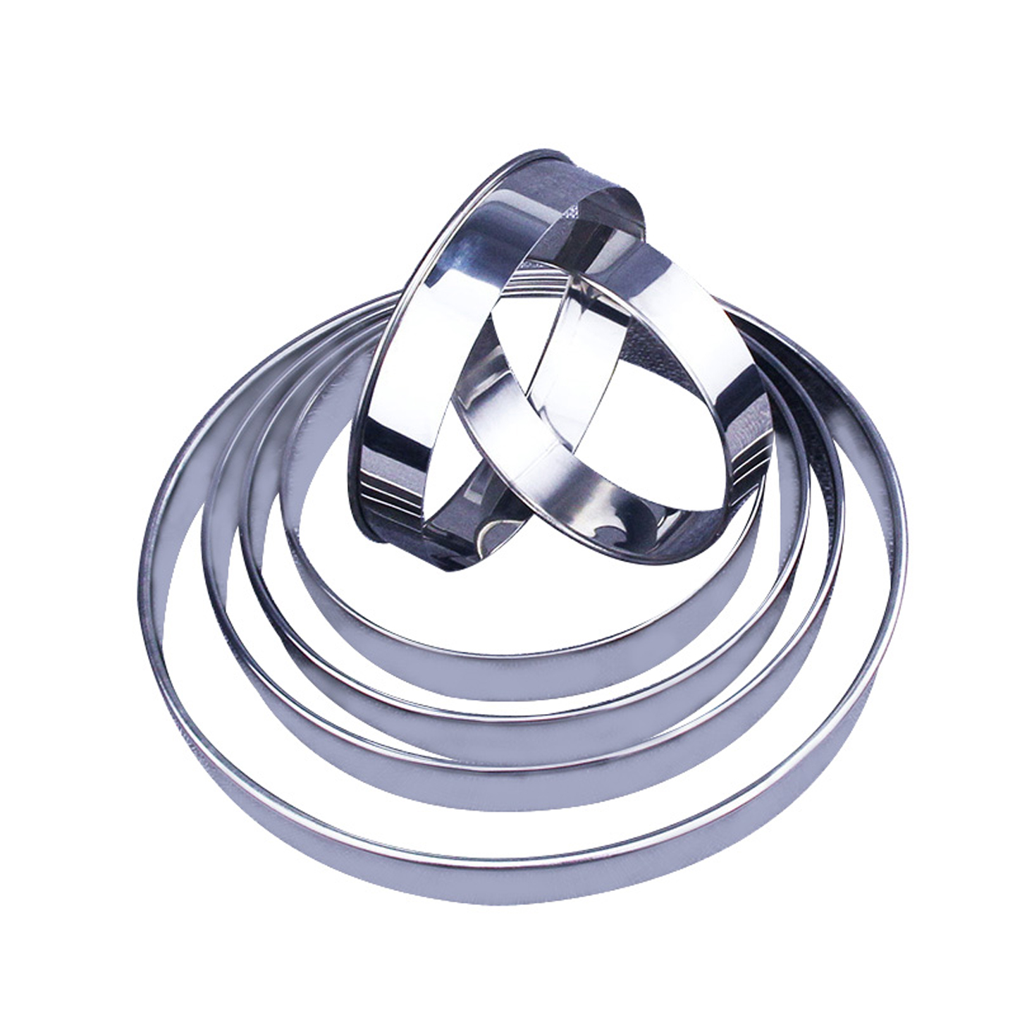 筛网专用304不锈钢披萨上料环6 7 8 9 10 12寸烤网比萨撒料放料圈 - 图3