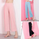 Nine-point pajama pants for women pure cotton knitted at home can be worn outside