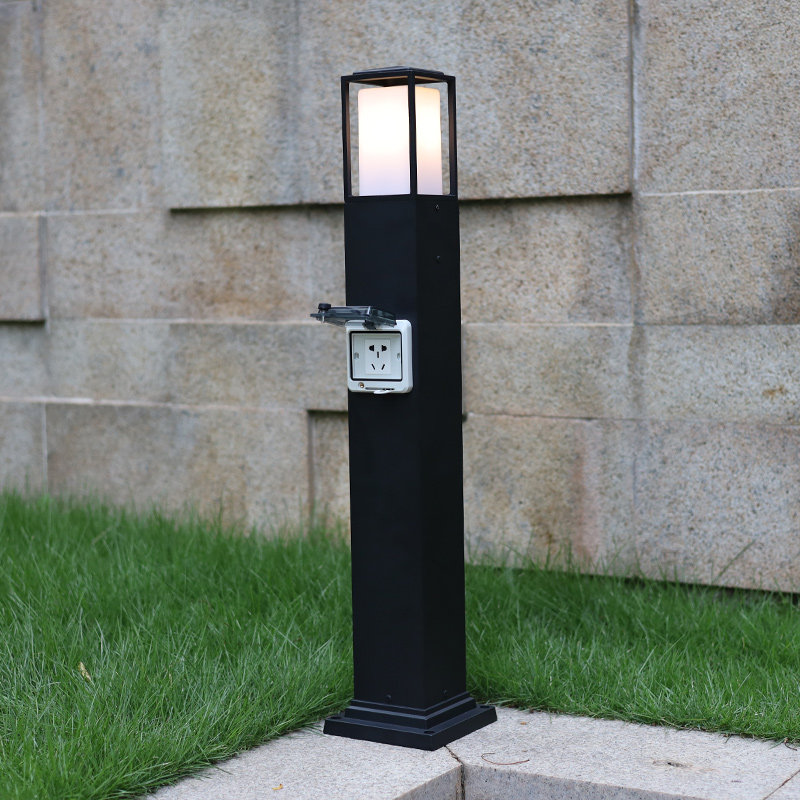 户外防水草坪灯庭院灯明装带插座草地灯别墅花园景观防雨铝接线板,淘宝优惠券,粉丝福利购,淘宝优惠卷