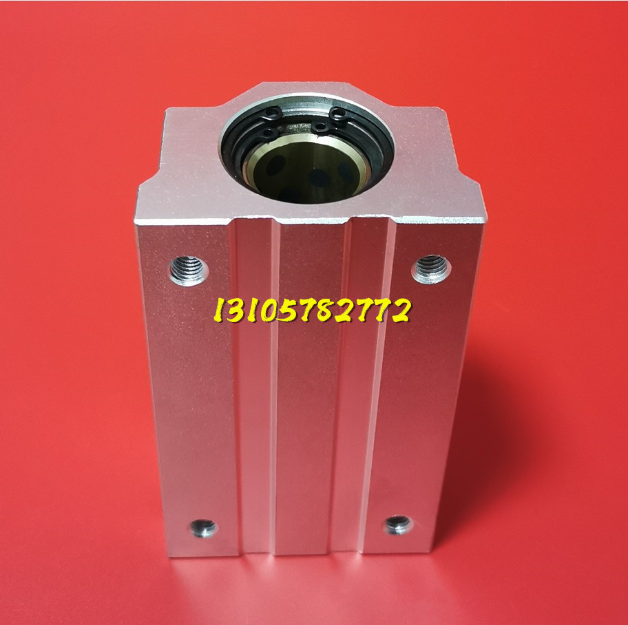 石墨铜套加长直线轴承座SC30 SC35L SC40 SC50 SC60LUU耐高温滑块 - 图2