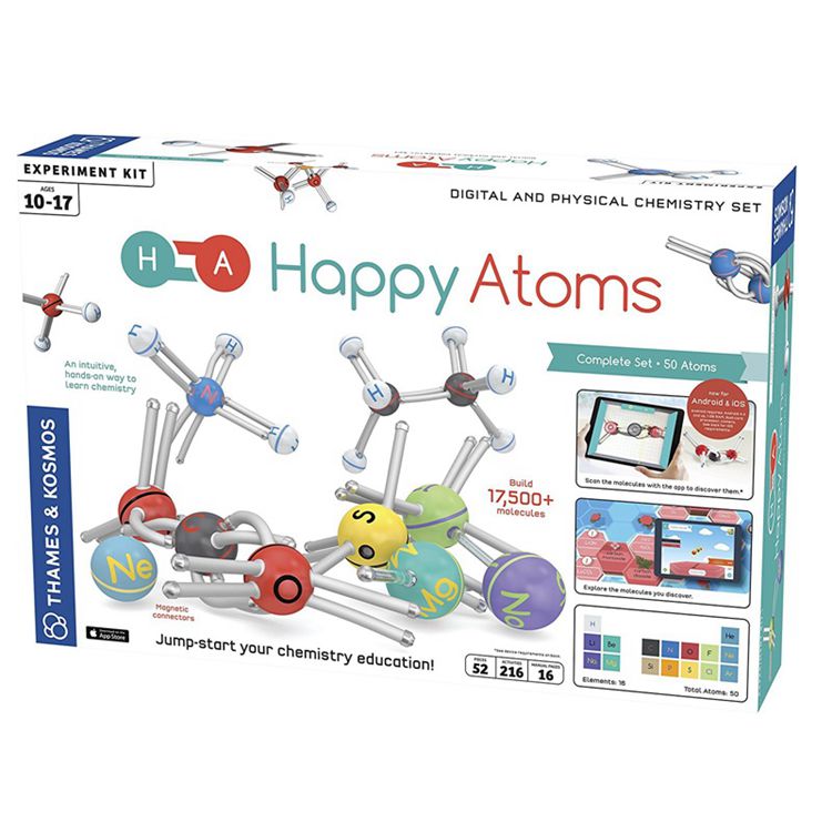 Thames  Kosmos磁性分子模型玩具Happy Atoms套装 带手机应用APP. - 图3