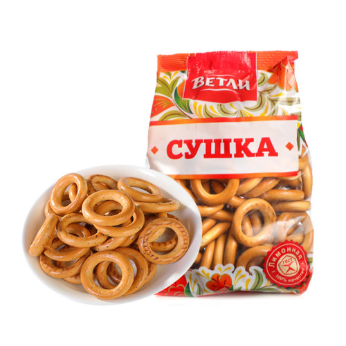 俄罗斯面包圈饼干韦特力牌粗粮酥脆饼网红饱腹代餐零食品进口300g - 图3