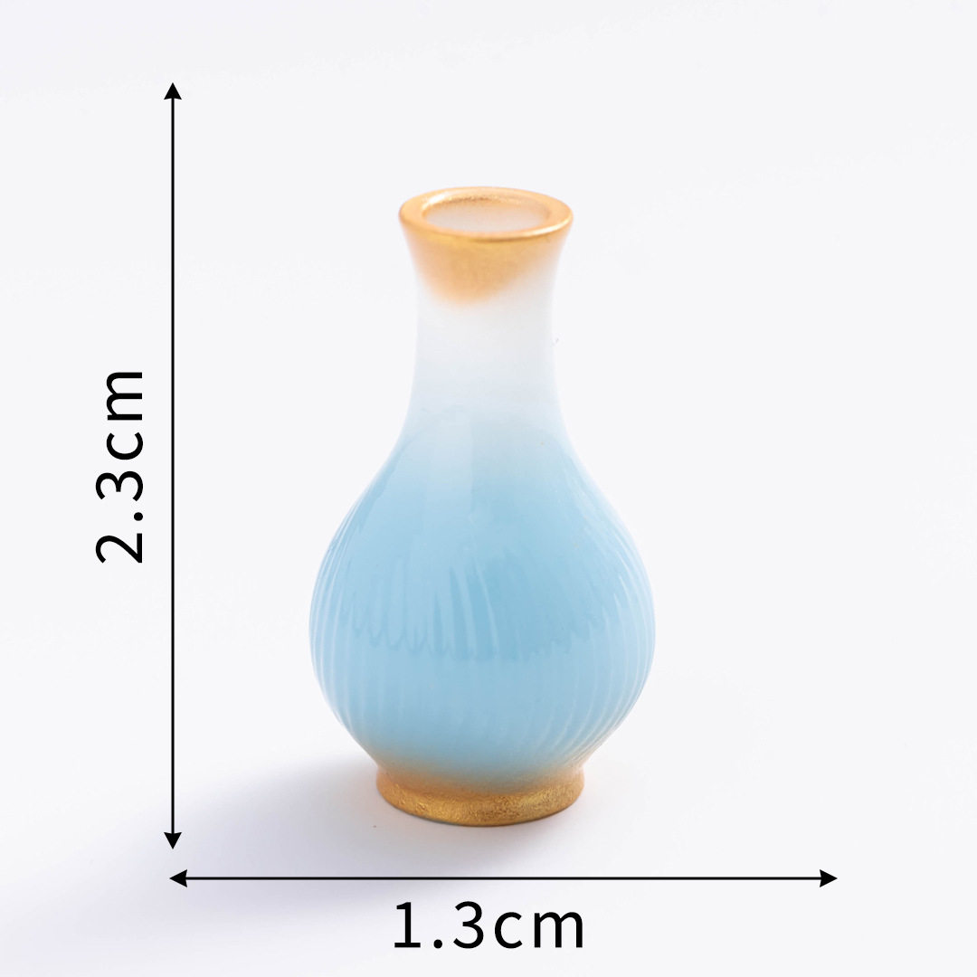 微景观创意手工插花艺术花瓶 DIY娃娃屋装饰品配件迷你树脂小摆件,淘宝优惠券,粉丝福利购,淘宝优惠卷