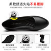 Work shoes black soft sole comfortable work interview shoes for women