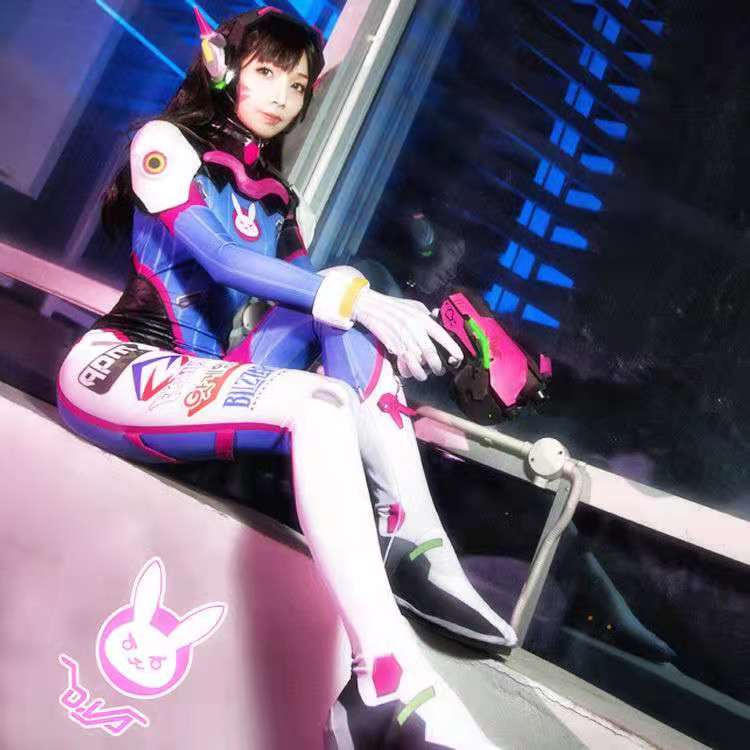 游戏动漫cosplay连体紧身 抖音紧身衣守望先锋DVA宋哈娜衣服装女 - 图1