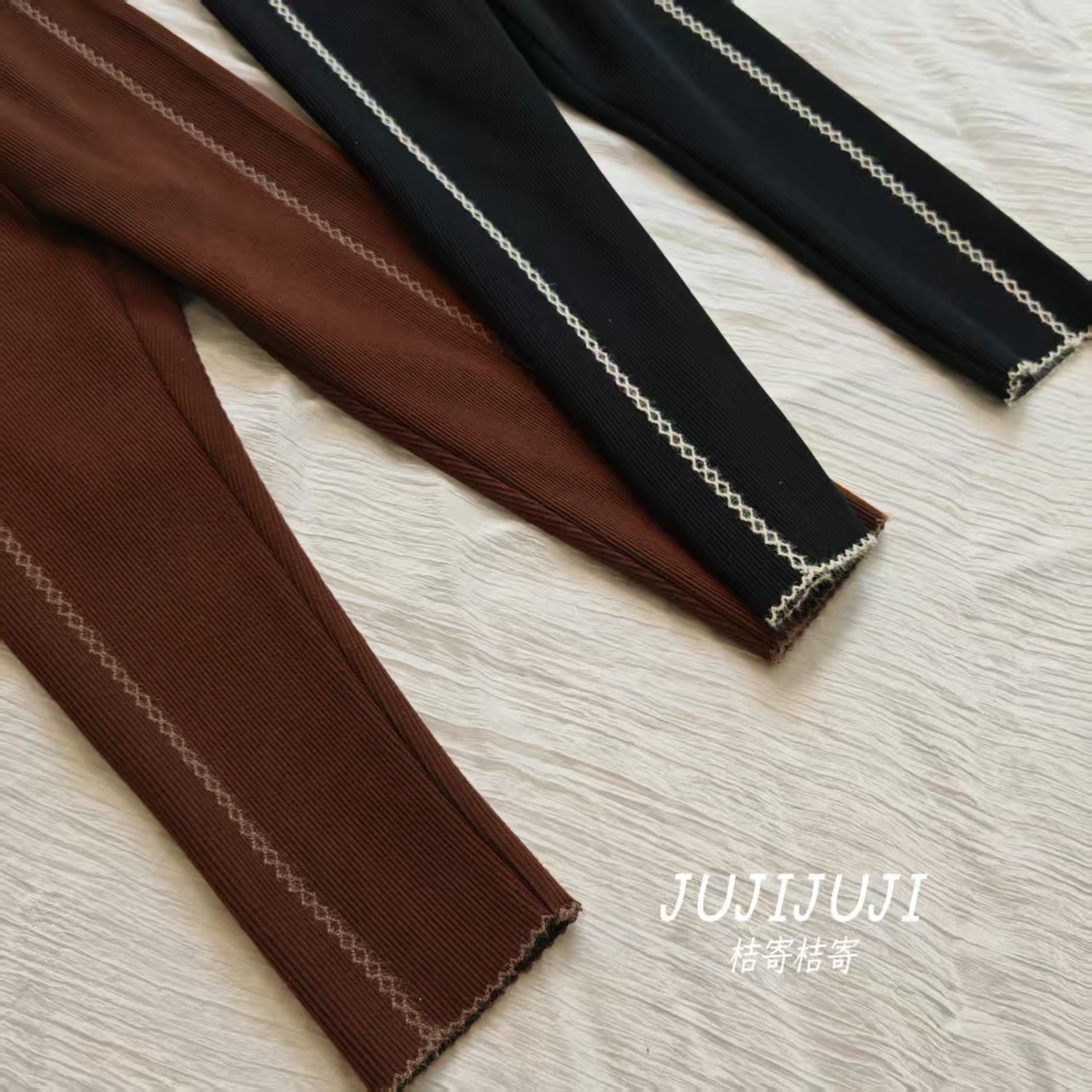 冬款大上新《简述》童装加绒加厚休闲百搭打底裤D62022 - 图0