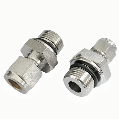 316不锈钢G外螺纹转卡套接头G1/8/G1/4/G1/2外丝转3 6 8 10mm卡套 - 图3