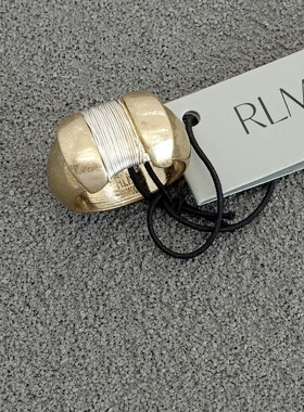 拉睦RLM SOHO双色双款手工绕丝设计师腔调森女文艺术气质潮戒指环