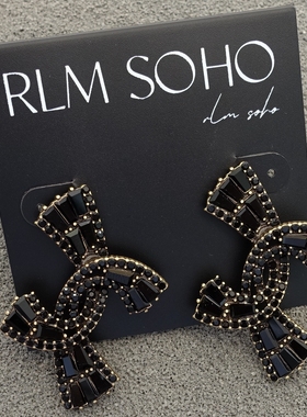 拉睦RLM SOHO双色度假摄影宴会派对婚纱礼服裙舞台走秀场耳钉饰品