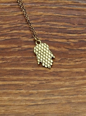 西洋欧美风萌酷可爱丛林精灵猫头鹰森女文艺范百搭项链