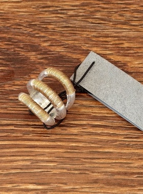 西洋欧美手工绕丝设计师腔调森女文艺别致个性大气戒指环