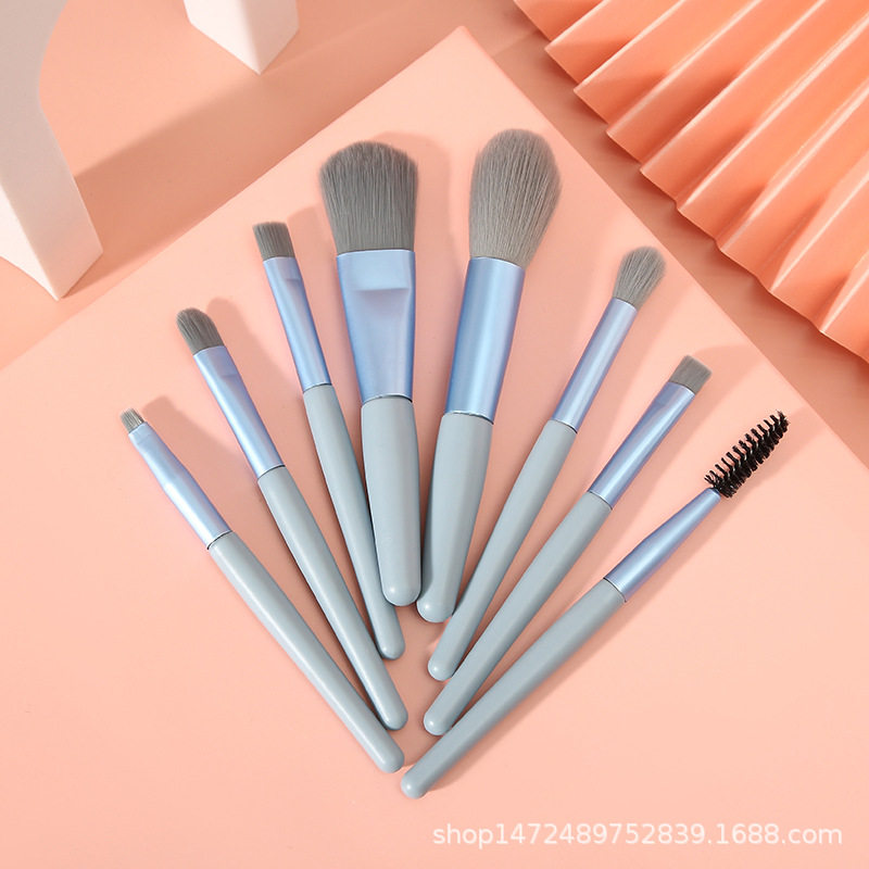化妆刷全套8支初学者旅行刷子眼影刷高光腮红刷平价学生美妆工具,淘宝优惠券,粉丝福利购,淘宝优惠卷