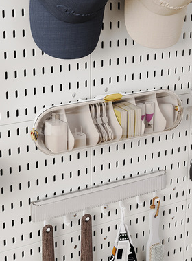 入户玄关钥匙收纳架摆件帽子雨伞首饰墙上收纳架整理架家居装饰品