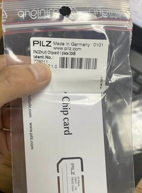 PLIZ皮尔兹 PNOZmulti Chipcard 32KB内存卡 779212，779211询价
