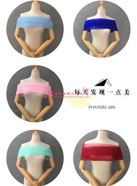 新娘一字领香槟色肩纱定做礼服