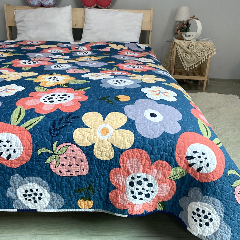 双面纯棉床盖特价处理外贸花卉全棉韩式床单可做夏被炕垫夏秋清仓 - 图2