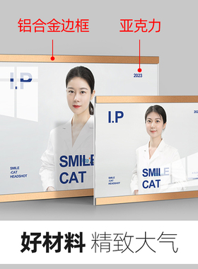 亚克力员工风采展示墙贴