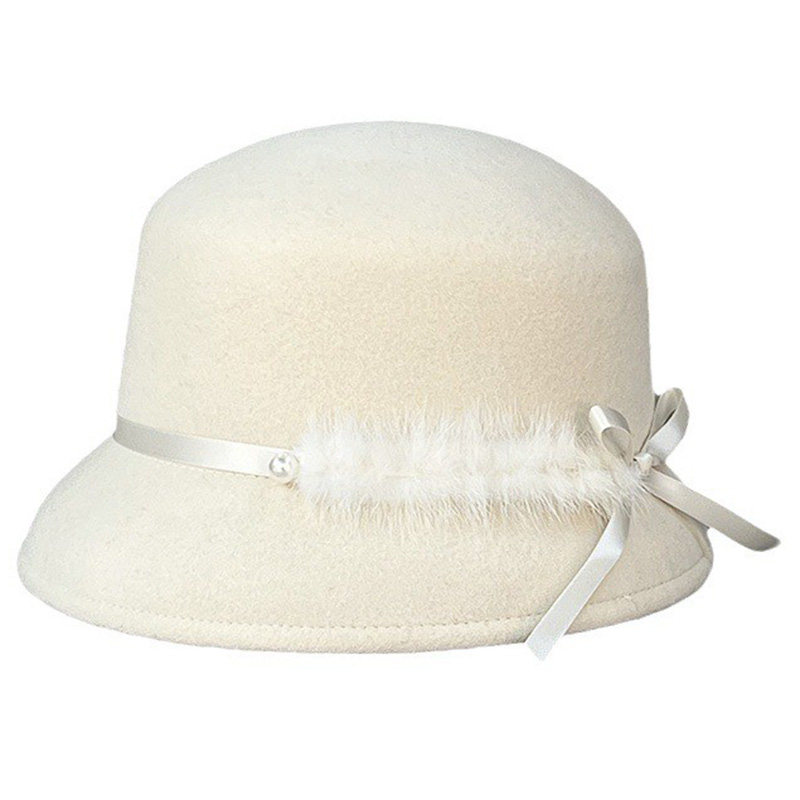 静奢风小众设计显脸小羊毛呢礼帽女秋冬季复古法式渔夫帽气质盆帽,淘宝优惠券,粉丝福利购,淘宝优惠卷
