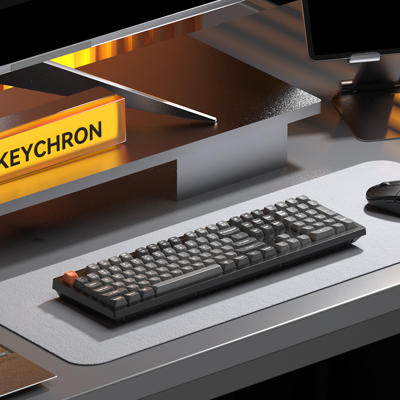 Keychron K10Max 蓝牙有线2.4G Mac机械键盘苹果适配108键客制化 - 图0