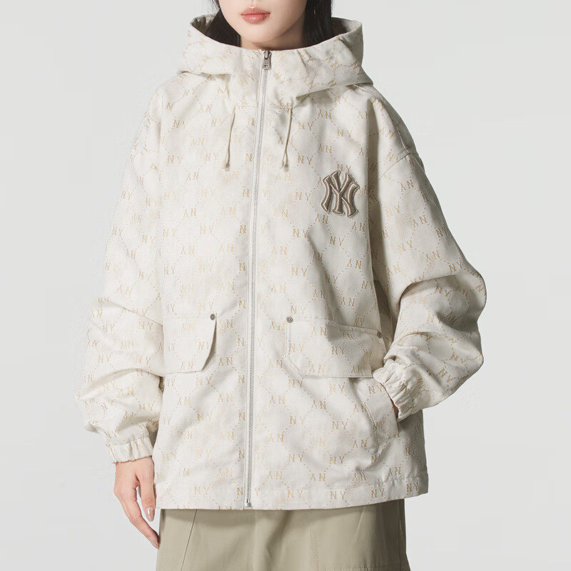 MLB男女装25新款秋季外套时尚户外休闲运动防风连帽夹克3AWJM0554,淘宝优惠券,粉丝福利购,淘宝优惠卷