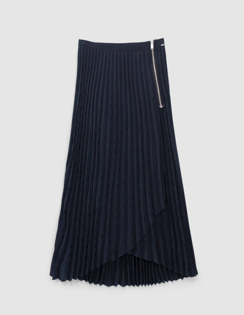 Mid-length a-line personalized printed skirt