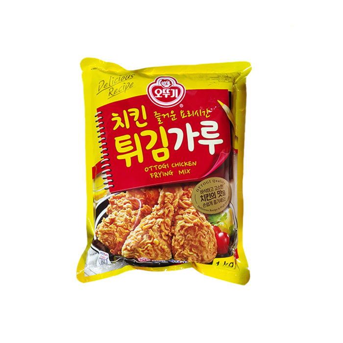 韩国进口不倒翁炸鸡裹粉1kg脆皮鸡米花鸡腿kfc鸡翅炸鸡粉鳞片-图2