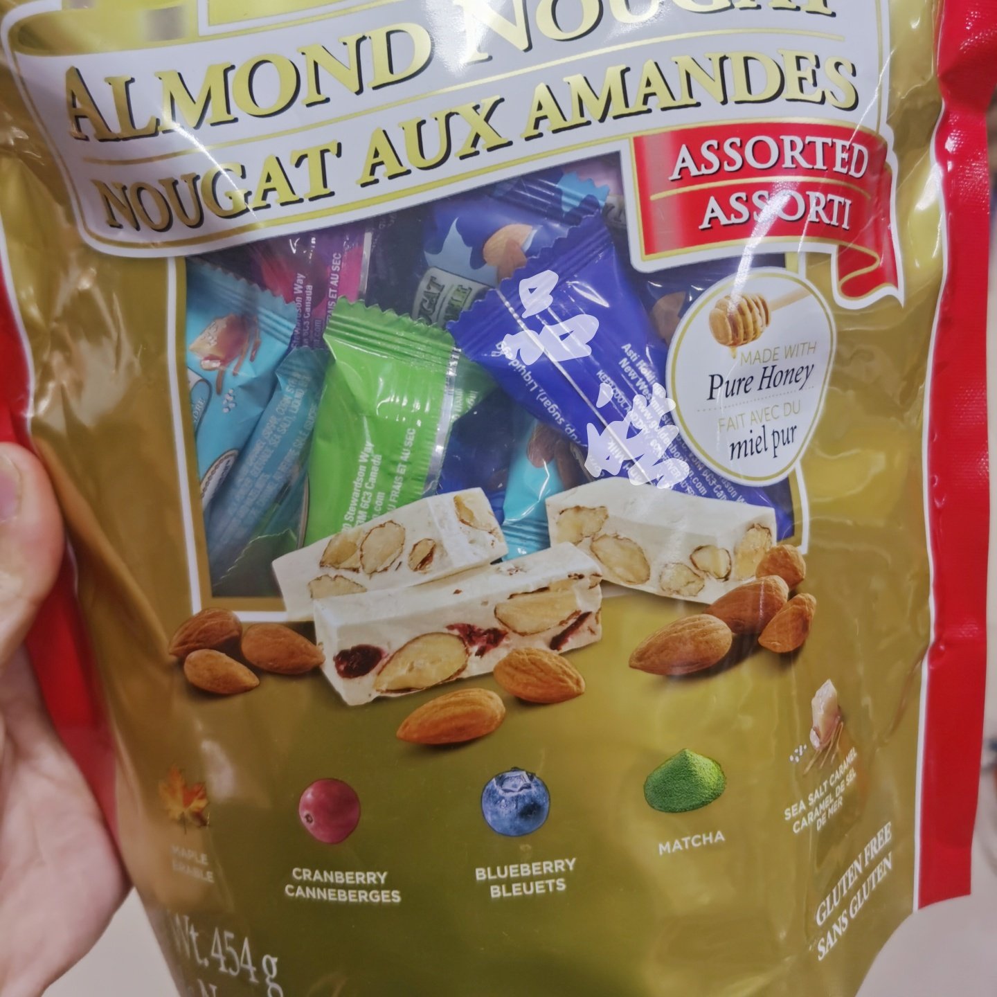 正品加拿大GOLDEN BONBON杏仁鸟结牛轧糖杂锦味454g进口零食糖果,淘宝优惠券,粉丝福利购,淘宝优惠卷