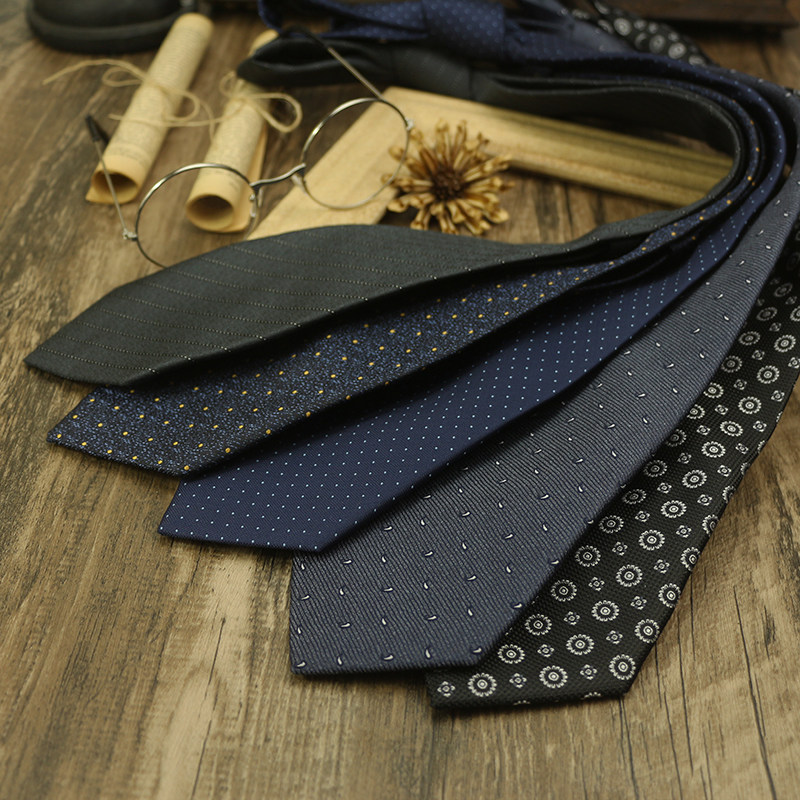 蓝色系列领带男复古条纹点子英伦8CM正装职业黑白手打花纹格子,淘宝优惠券,粉丝福利购,淘宝优惠卷