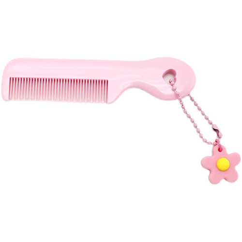 Детская маленькая безопасная портативная милая расческа для новорожденных в форме цветка