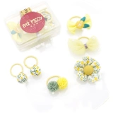 Детский мультяшный аксессуар для волос, резинка для волос для раннего возраста для принцессы