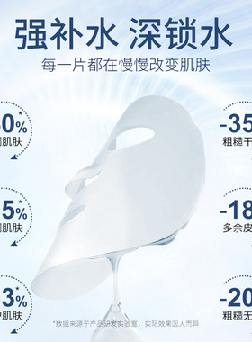 施逅寡肽玻尿酸冻干面膜烟酰胺面部保湿补水滋润锁水焕肤面贴膜