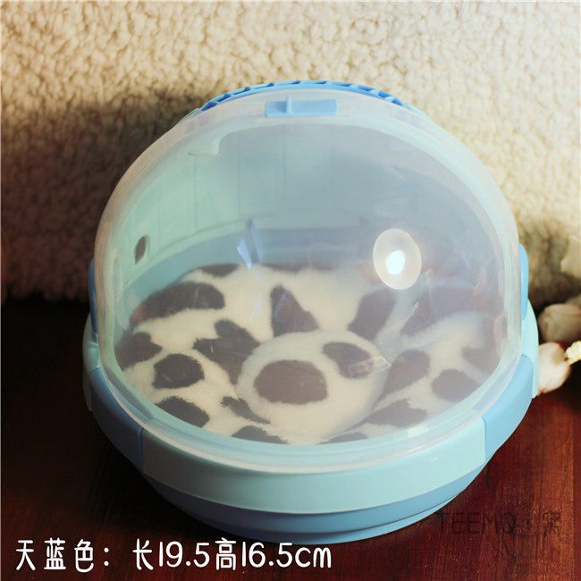 仓鼠飞鼠蜜袋鼯花枝鼠鹦鹉松鼠豚鼠刺猬外出包外带盒太空舱防压 - 图3