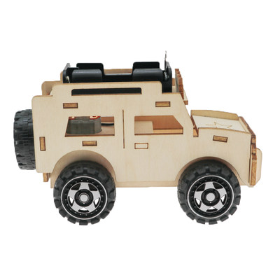 小国王吉普车科技小制作小发明diy玩具车小学生科学实验手工材料 尚尚模型商城 淘优券