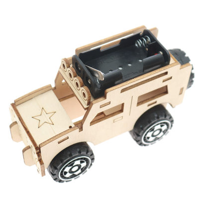 小国王吉普车科技小制作小发明diy玩具车小学生科学实验手工材料 尚尚模型商城 淘优券