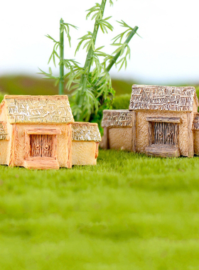 精美牌楼树脂摆件儿童过家家玩具