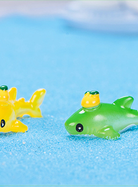 卡通海洋动物树脂摆件儿童玩具