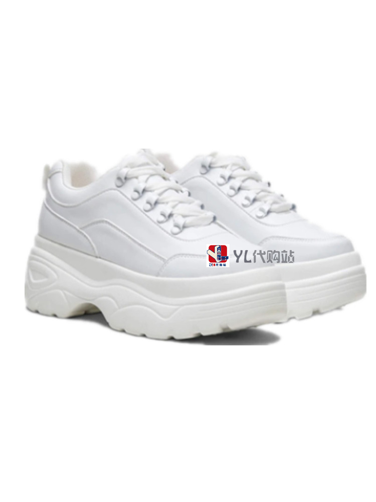 英美直邮Jennie Lisa同款鞋koi footwear厚底老爹鞋复古百搭白鞋_虎窝淘