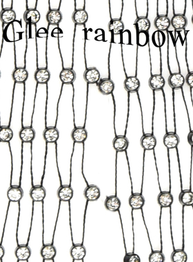 gleerainbow菱形网面黑钻闪耀