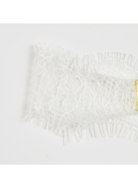 gleerainbow白色蕾丝choker