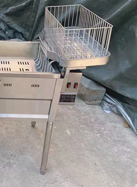 全自动可拆卸炸油条机商用单缸