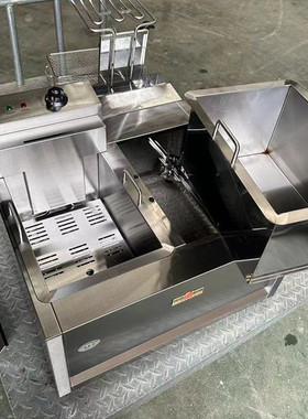 商用自动控温 903单缸电炸炉904双缸油炸锅油炸炉炸机可以拆洗锅