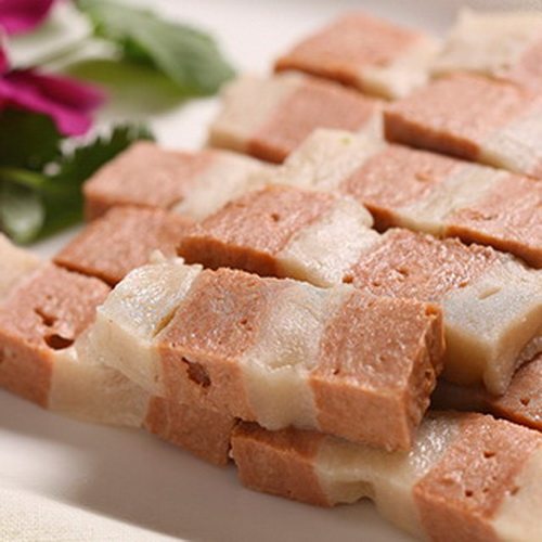 鸿昶爱之素红烧五花肉丁200g祭祀素肉三层肉梅菜红烧火锅素食馆 - 图0