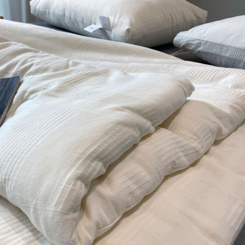 A类日式全棉水洗51%大豆蛋白纤维被子纯棉春秋被加厚保暖抗菌冬被,淘宝优惠券,粉丝福利购,淘宝优惠卷