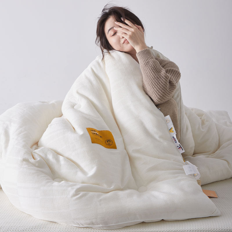 李官奇A类母婴级55%有机大豆被芯全棉华夫格加厚冬被春秋被子母被,淘宝优惠券,粉丝福利购,淘宝优惠卷