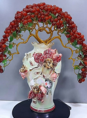 原矿紫水晶招财树别墅公司开业摆