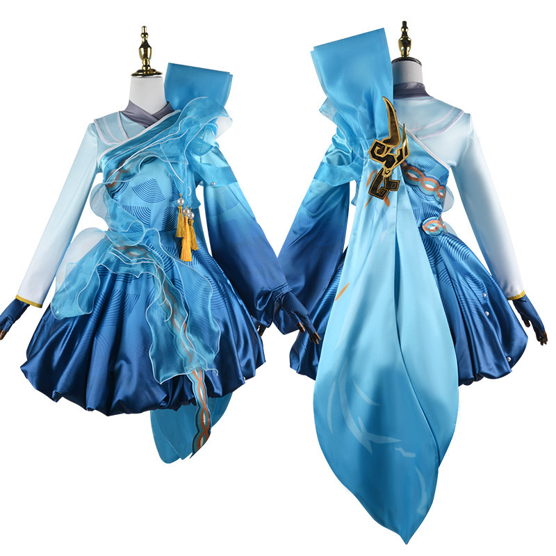 王者荣耀衣服雾都动漫王者荣耀cos服山海经瑶碧波行cosplay萝莉少女古风服装女